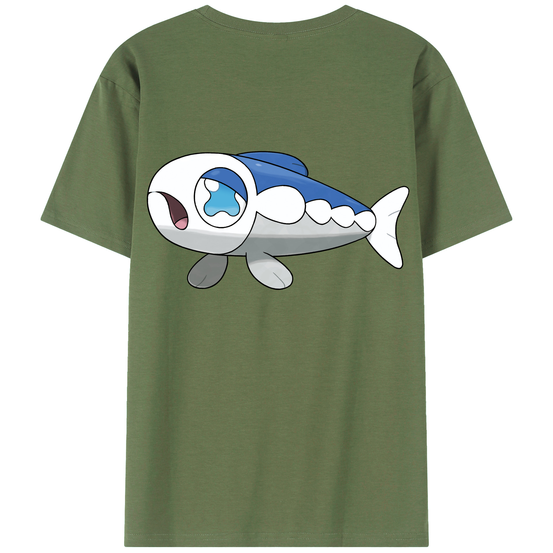 （画像用） ポケットモンスター Pokémon 綿100％ メンズ半袖Tシャツ（バックプリント） 通気性